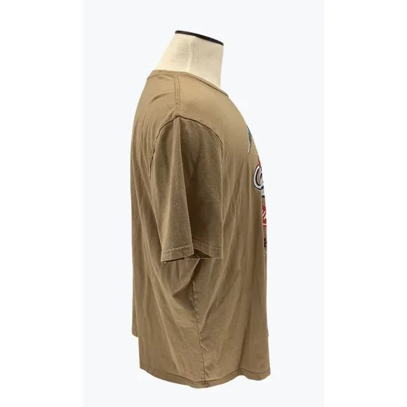 Miller High Life Milwaukee Beer Graphic T-Shirt Brown XXL 100% Cotton - Picture 4 of 5